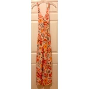 GAP Floral V-Neck Maxi Dress - Size 0